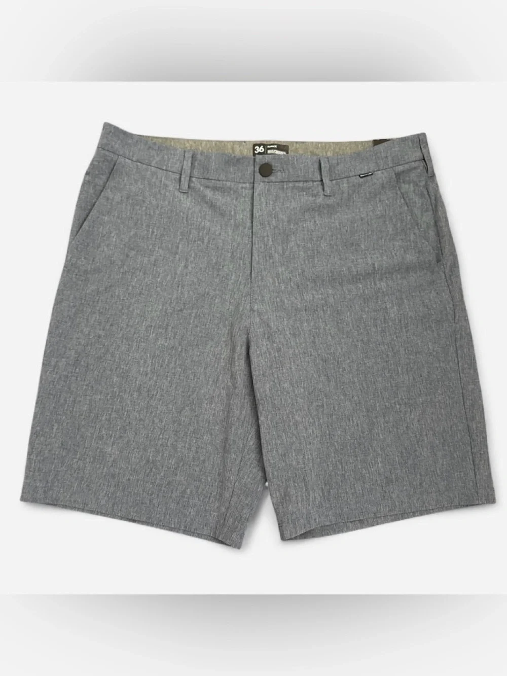 Hurley Phantom Hybrid iWalkshorts Blue Grey Heathered Stretch Quick Dry 36 20”